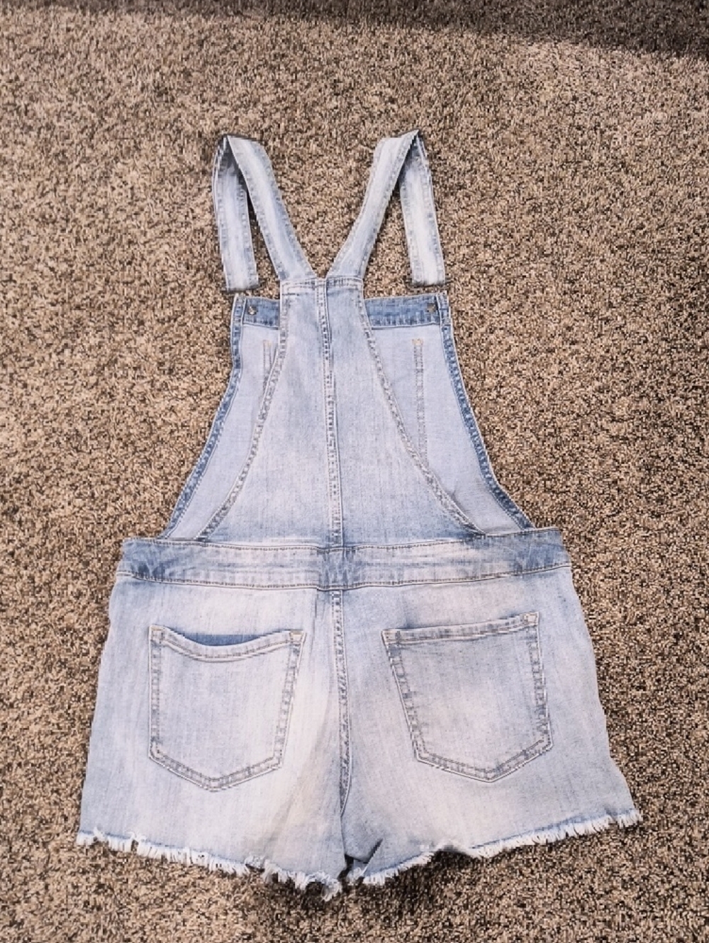 Aeropostale Light Blue Denim Shortalls - Picture 2 of 3